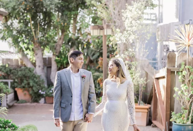 Intimate Bookstore Elopement in California