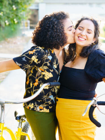 Los Angeles River Bike Path Engagement Shoot