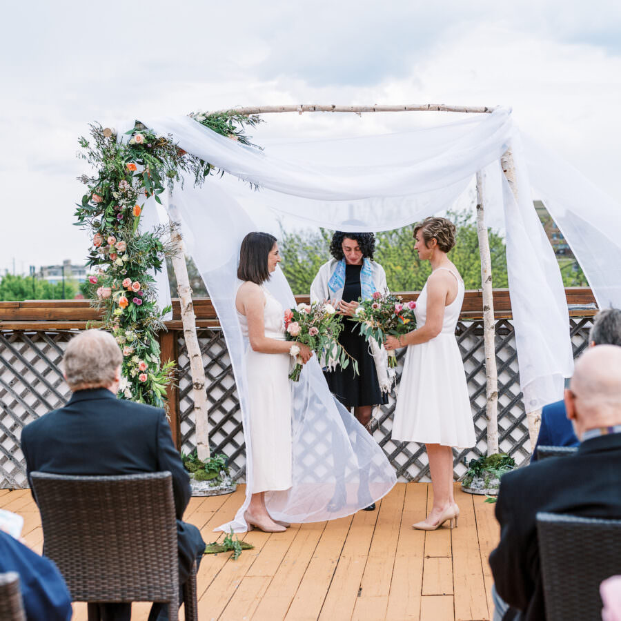 St. Louis Rooftop Jewish LGBTQ Wedding