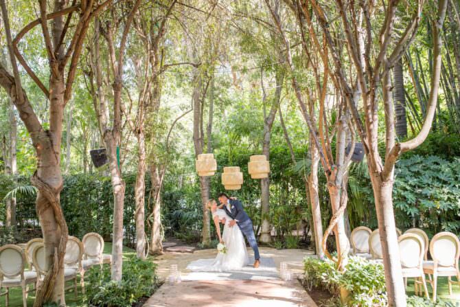 Shades of Blue Garden Wedding Inspiration