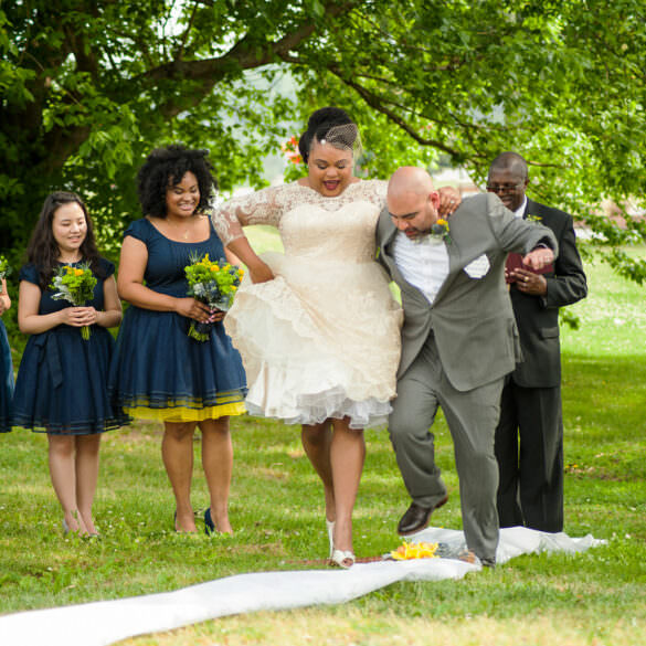 Jumping the Broom Wedding