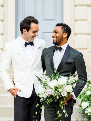 Bridgerton Inspired Gay Wedding Virginia