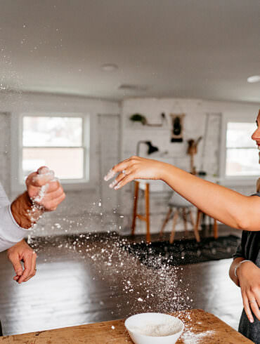 At Home Engagement Session in Cincinatti