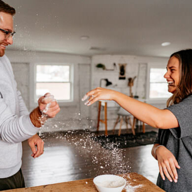 At Home Engagement Session in Cincinatti