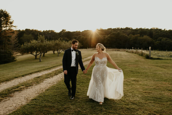 Massachusetts Modern Boho Farm Wedding