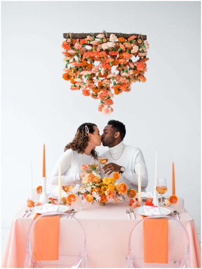 Orange Citrusy Wedding Ideas Seattle