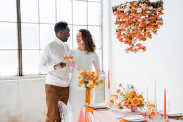 Orange Citrusy Wedding Ideas Seattle
