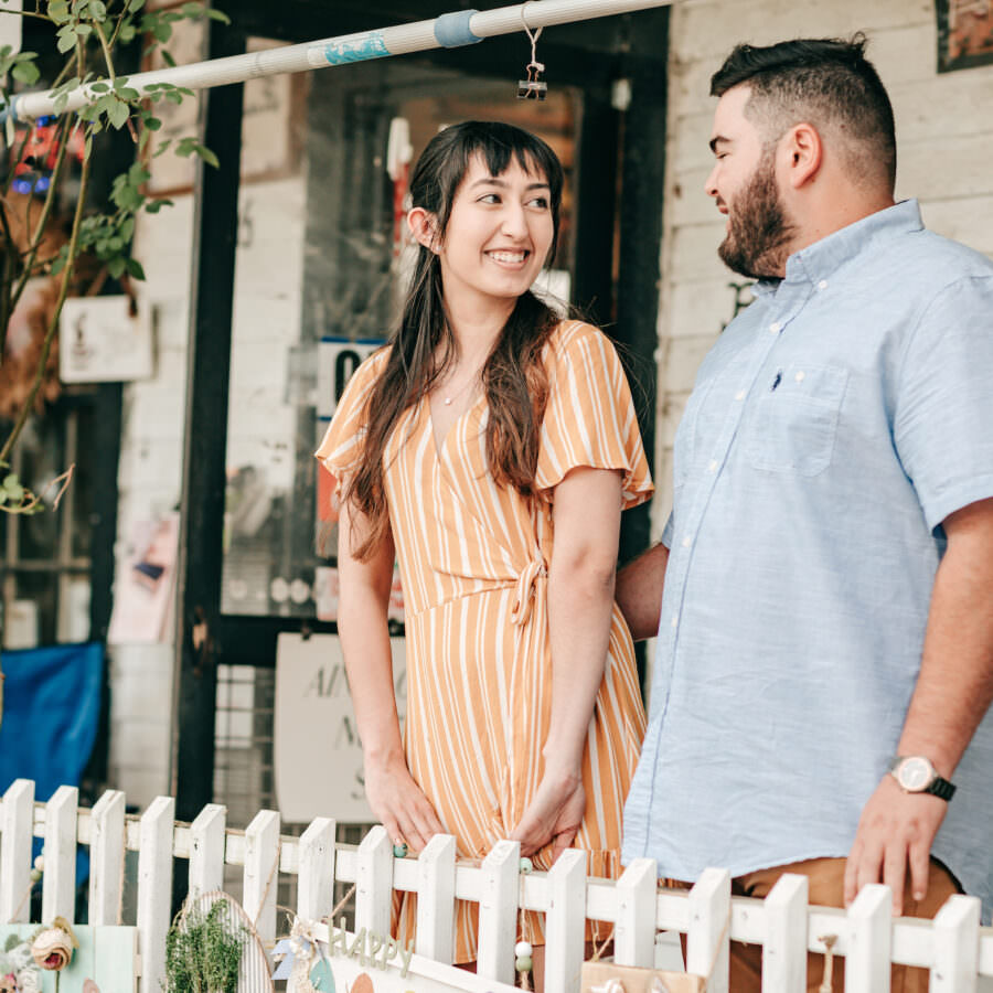 Whistlestop Cafe Fried Green Tomatoes Engagement Shoot