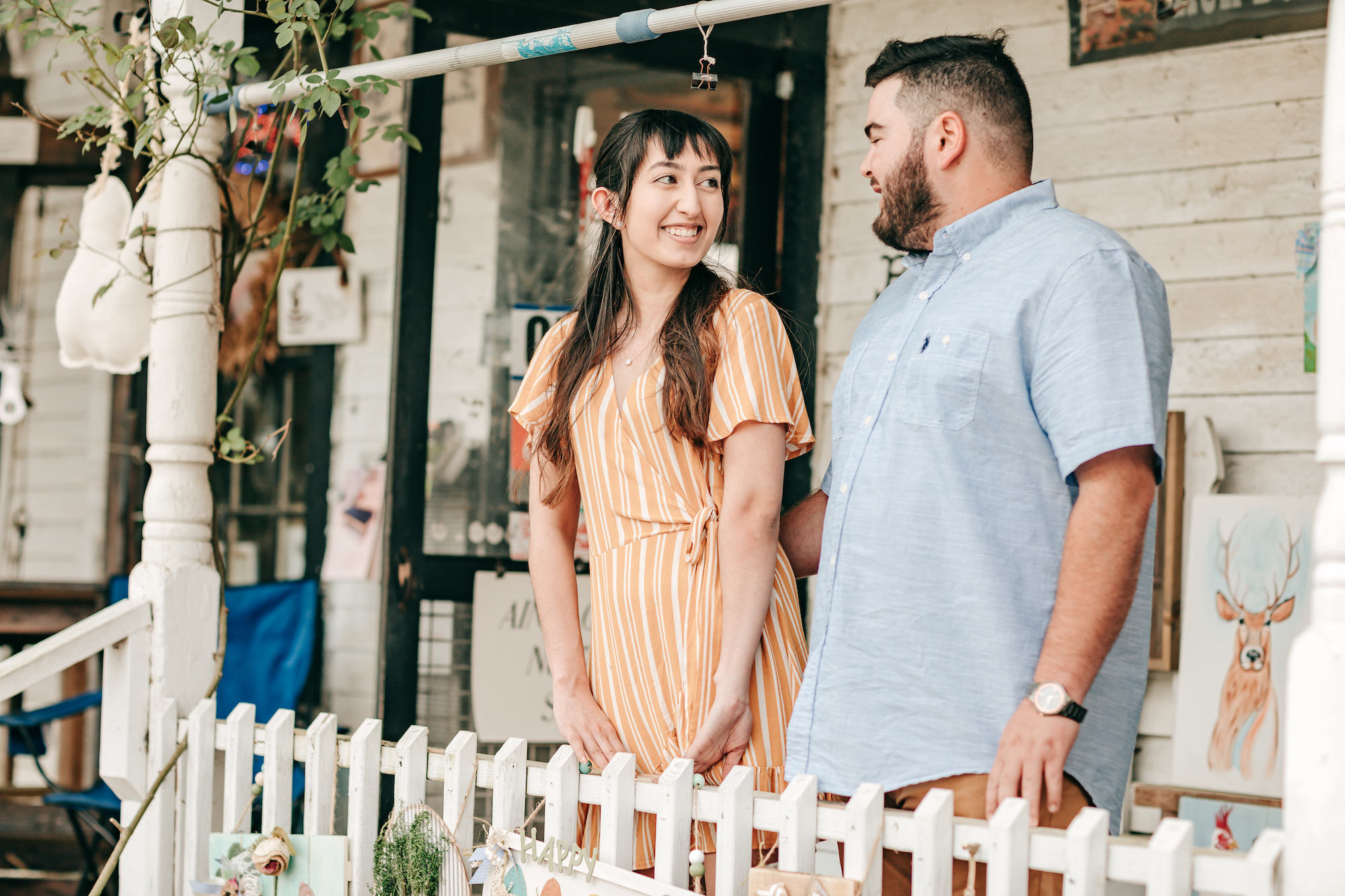 Whistlestop Cafe Fried Green Tomatoes Engagement Shoot