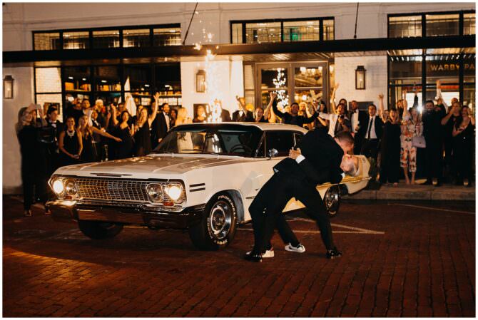 Black Tie Chic LGBTQ Tampa Wedding at Oxford Exchange