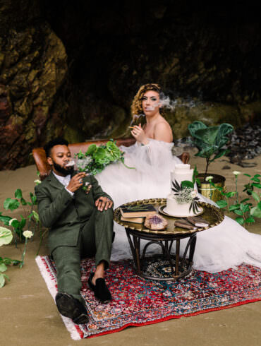 Cannabis Wedding Inspiration Oregon Coast