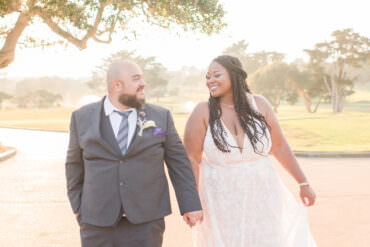 Classic Wedding Monterey Bay Golf Club Bayonet and Blackhouse