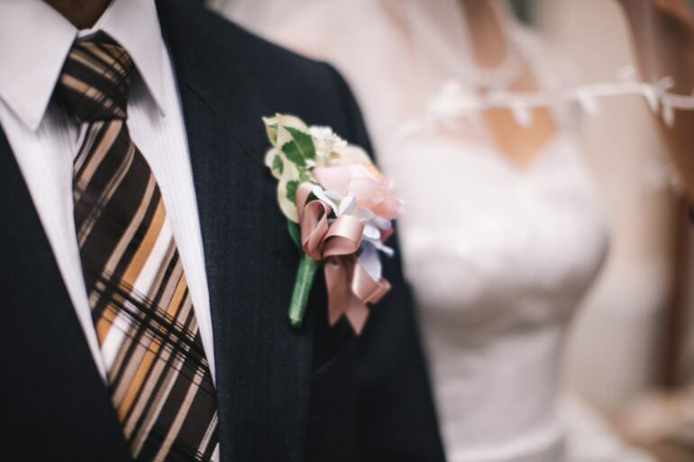 Groomsman Wearing Wedding Dress Prank