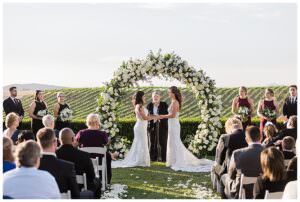 temecula lgbtq vineyard wedding with elegant greenery 35