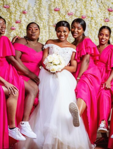 Hot Pink Bridesmaid Dresses