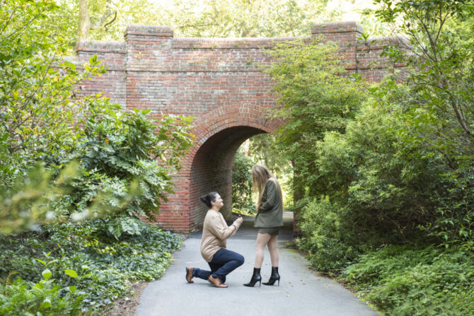 Double LGBTQ Proposal Biltmore Estate