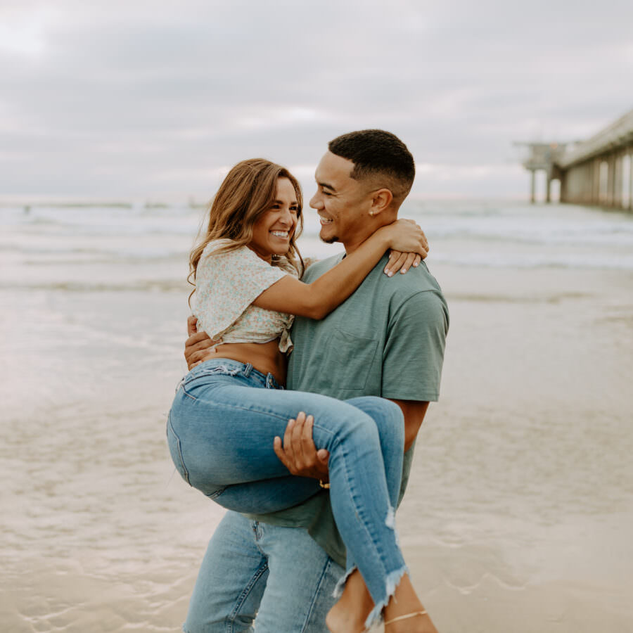 La Jolla Beach Engagement Photography