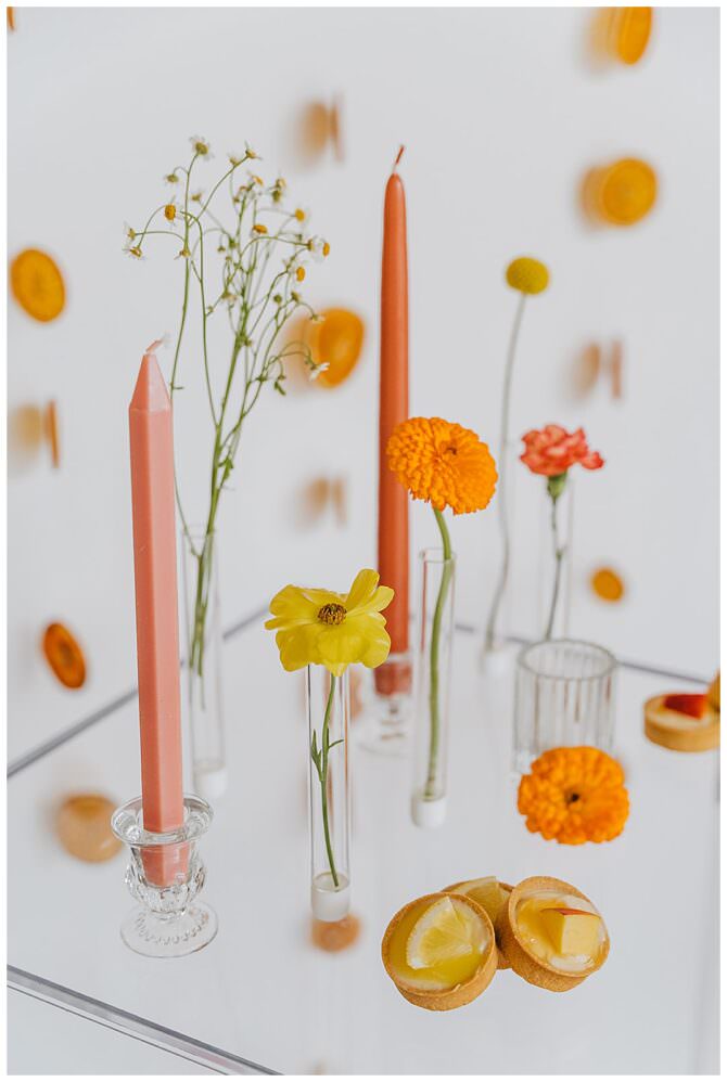Queer Wedding Citrus Spring Styled Shoot