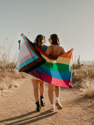 LGBTQ Desert Engagement Shoot Tuscon Arizona