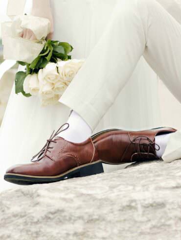 Masculine Wedding Shoes in Small Sizes