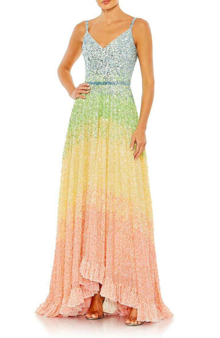12 Rainbow Wedding Dresses That Are Worth a Pot of Gold - Love Inc. Mag