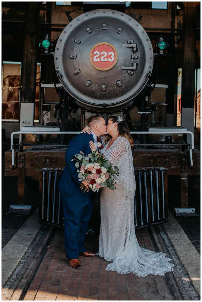 This Harry Potter-Themed Wedding at a Railroad Museum Transports