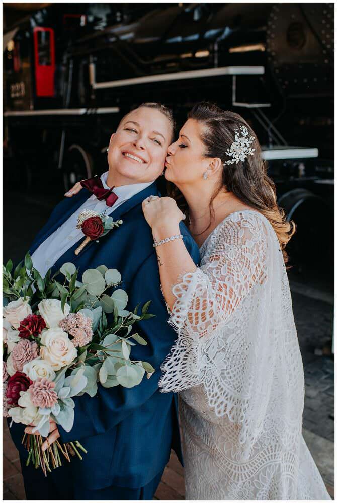 This Harry Potter-Themed Wedding at a Railroad Museum Transports