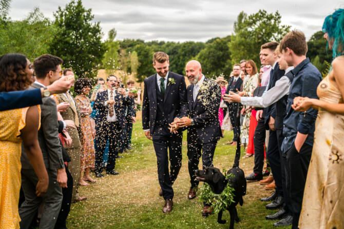 Gay Wedding UK Chaucer Barn
