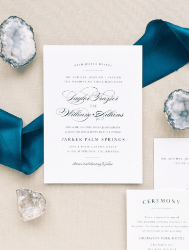 Black Tie Wedding Invitations