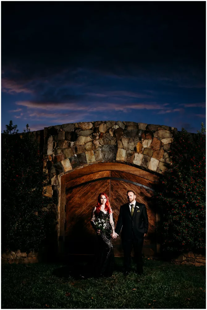 Black Wedding Dress Moody Fall Wedding in Virginia - Love Inc. Mag Black Wedding Dress Moody Fall Wedding in Virginia