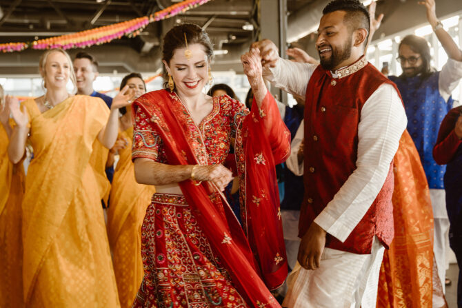 This Traditional Indian Wedding Was Followed by a Western Celebration in Montreal