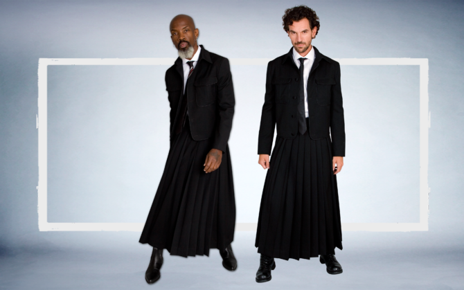 Menswear Skirts