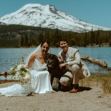 Sparks Lake Oregon Lesbian Wedding