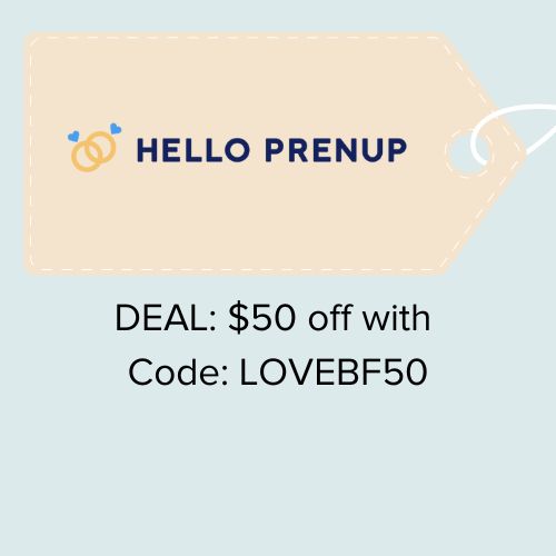 Black Friday Wedding Deals Hellp Prenup