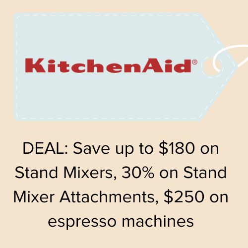 Black Friday Wedding Deals KitchenAid