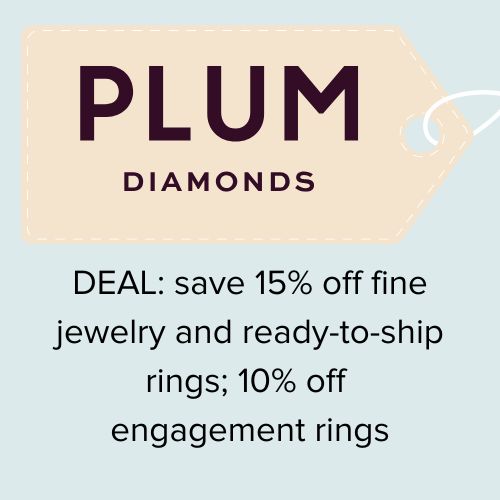 Black Friday Wedding Deals Plum Diamonds