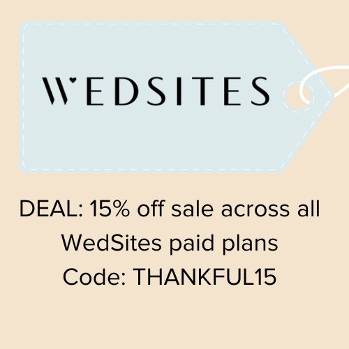 Black Friday Wedding Deals Wedsites