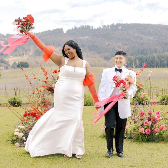Oregon Wine Country Lesbian Wedding