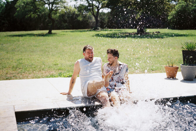 Gay Summer Engagement Shoot in Texas