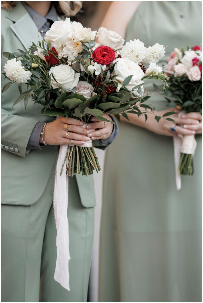 Lesbian Jewish Wedding in the Fall