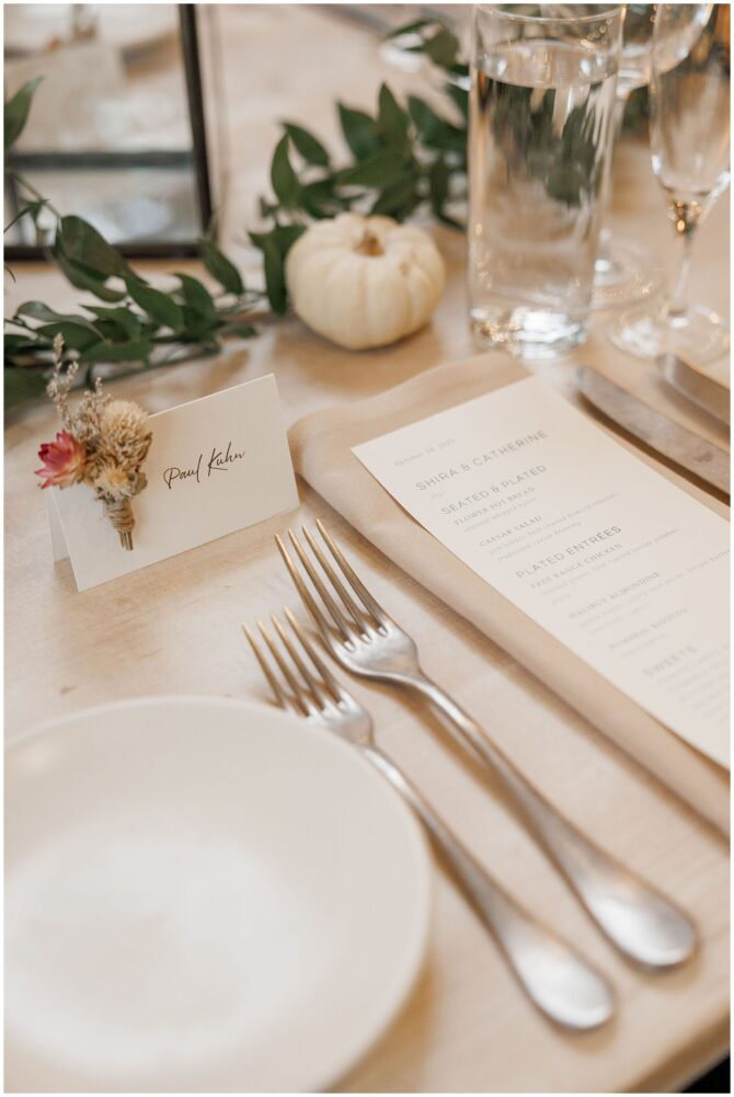 Lesbian Jewish Wedding in the Fall
