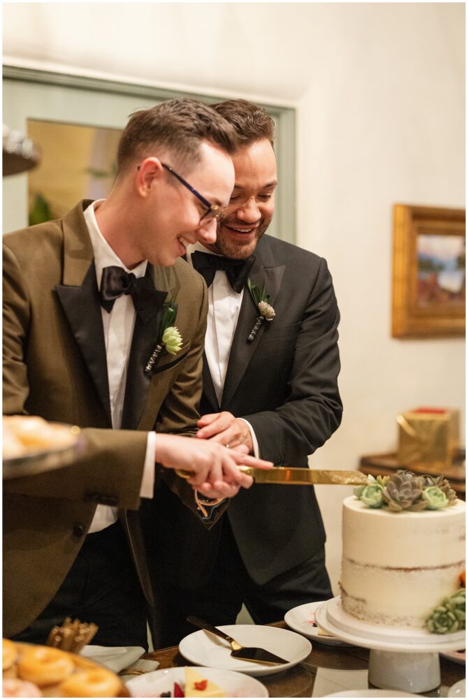 Palm Springs Gay Wedding O'Donnell House