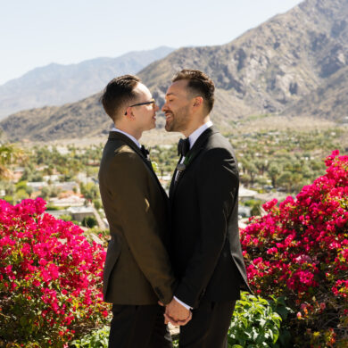 Palm Springs Gay Wedding O'Donnell House