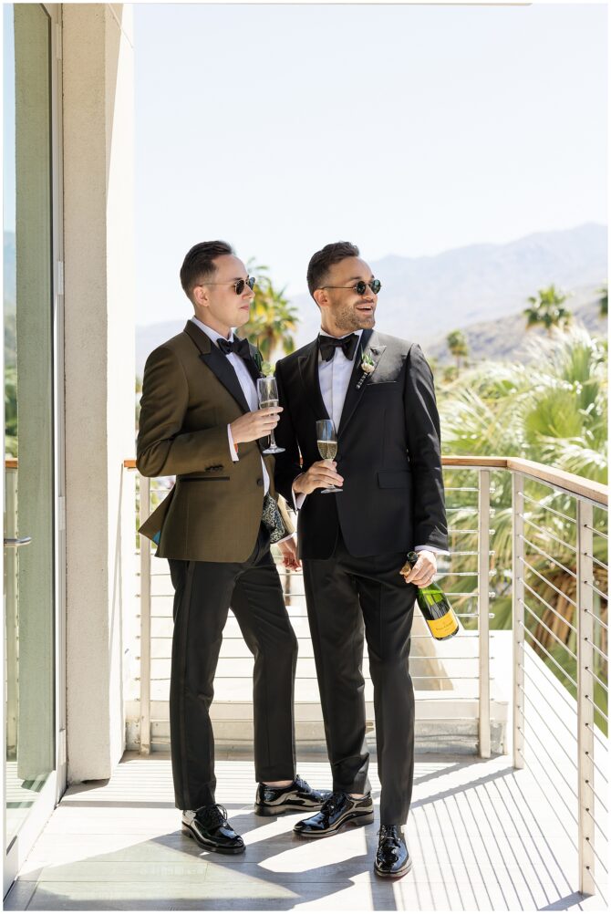 Palm Springs Gay Wedding O'Donnell House