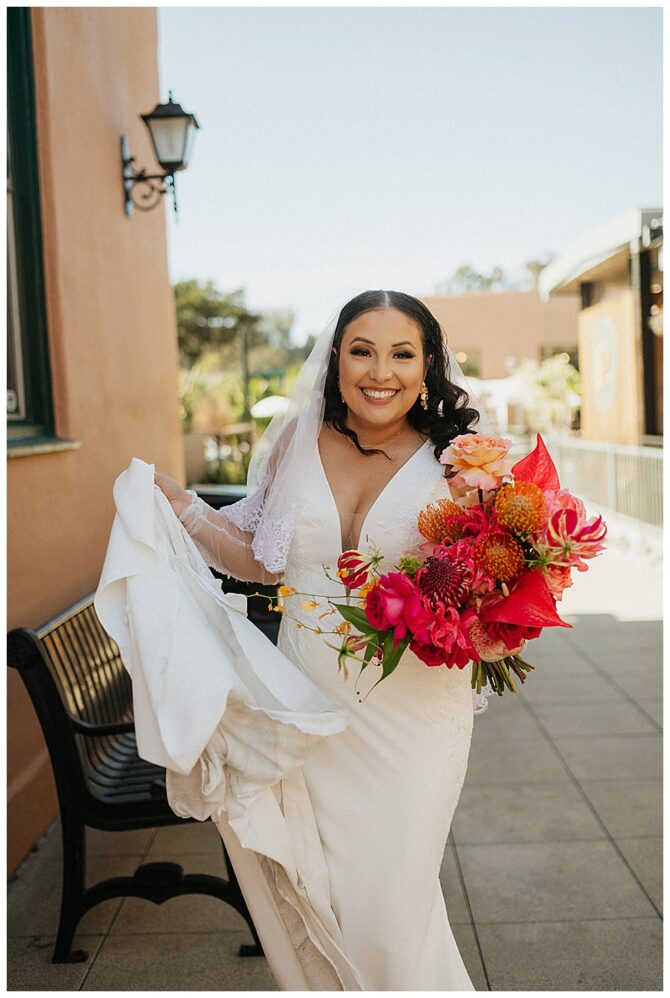 Lesbian Wedding at San Diego Brick Wedding Venue
