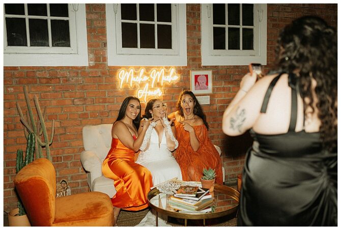 Lesbian San Diego Wedding at Brick Wedding Venue