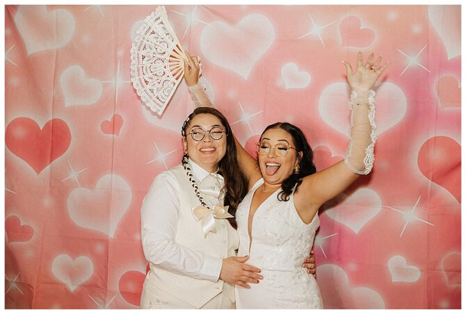 Lesbian San Diego Wedding at Brick Wedding Venue