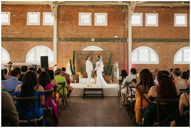 Lesbian Wedding at San Diego Brick Wedding Venue