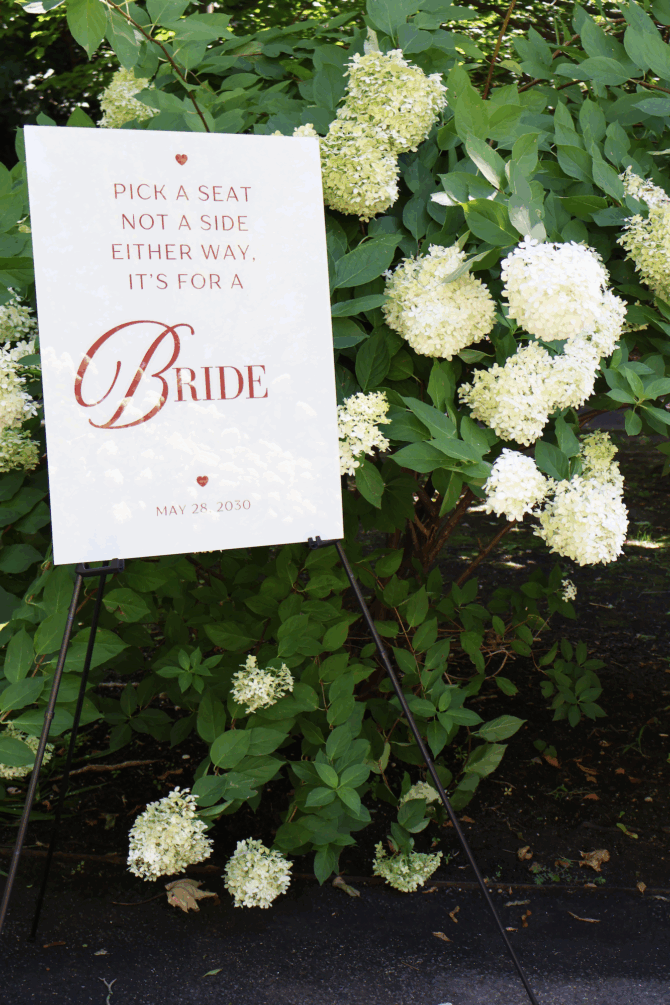 Two Brides Wedding Signage