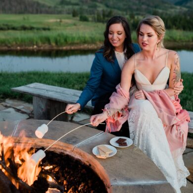 Smores Station Fall Wedding